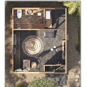 Bungalow moderno de 43 metros cuadrados de alta calidad 40HC Invernaderos industriales prefabricados Nuevos edificios prefabricados de Vietnam - Product Image 3