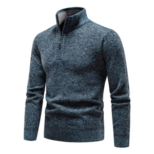OEM Sweat-shirt à capuche en coton mélangé avec col en molleton personnalisé pour hommes - Product Image 4