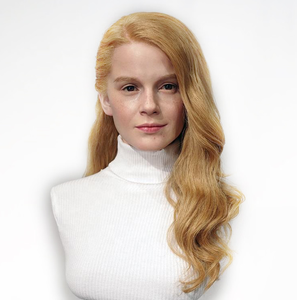 Maßgefertigte Weibliche Wachsfigur mit Realistischem Gesicht - Product Image 1