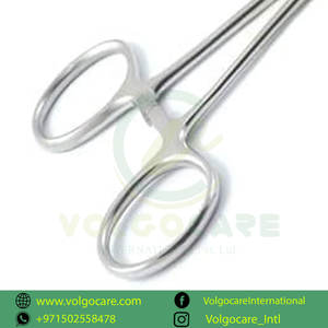 คีมหลอดเลือดตรงสเตนเลสขนาด5นิ้วมาใหม่ล่าสุดมีแหล่งจ่ายไฟแบบแมนนวลทุกขนาด - Product Image 5