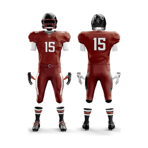 Wholesale High Quality Customized American Football Uniform Sublimation Quick Dry New Style Breathable American Football Uniform - Product Image 3