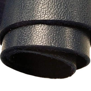 Peau de chèvre en cuir véritable noir pour veste sacs chaussures matériel | Peau de chèvre en cuir véritable de couleur noire - Product Image 6