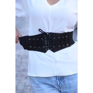 Ceinture Corset Élastique Respirante pour Femmes avec Cordon de Serrage - Product Image 3