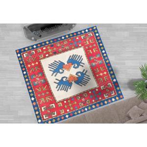 Geometric Printed <b>Rug</b>: <b>Non</b> <b>Slip</b>, Antique Decor, Car <b>Mat</b>, Entry,Luxury Velvet <b>Rug</b> - Product Image 3