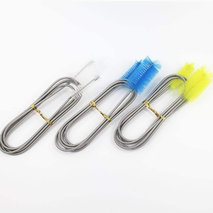Juego de cepillos de limpieza para acuario, cepillo de doble extremo con manguera flexible, 10 cepillos de nailon para limpiar tubos, para filtro de pecera y bomba - Product Image 5
