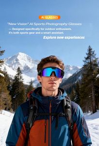 Gafas de Sol Inteligentes con IA para Ciclismo al Aire Libre, con Cámara HD de 800W Antivibración, Reconocimiento de Imágenes, Reproductor de Música y <span class=keywords><strong>Traductor</strong></span> - Product Image 4