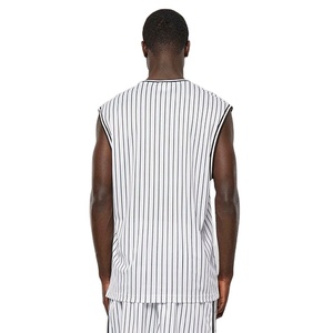 Nueva Camiseta Deportiva Holgada de Poliéster y Algodón con Diseño de Forro, Cuello Redondo, para Gimnasio y Fisicoculturismo - Product Image 6