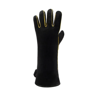 Gant de soudage de 14 pouces Gants de protection multifonctionnels pour les soudeurs Gants en cuir brûlant du Pakistan - Product Image 2