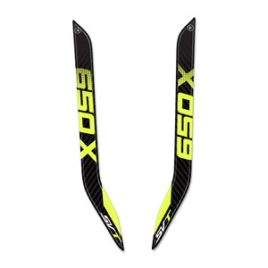 Protector de mango de pasajero 3D pegatinas adhesivas QJ Motor SVT 650 X accesorios de motocicleta compatibles - Product Image 1