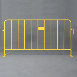 รั้วกั้นคนงานหนักแบบชั่วคราวสำหรับควบคุมฝูงชน ทำจากเหล็ก - Product Image 1