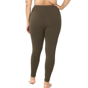 Leggings hasta el tobillo para mujer, hechos a medida al por mayor, pantalones elásticos de spandex/poliéster, para yoga, gimnasio, sólidos, antibacterianos, de alta calidad - Product Image 6