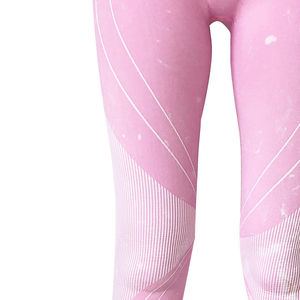 Leggings sans couture cousus à la machine pour femmes, prix de gros personnalisés, coupe ajustée et compressive, faible MOQ - Product Image 3