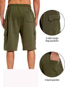 2025 venta al por mayor nuevos pantalones cortos de entrenamiento de verano de alta calidad para hombres logotipo personalizado impreso patrón sólido pantalones cortos deportivos para hombre - Product Image 3