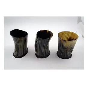 Tasse en corne naturelle inspirée des Vikings Design médiéval de luxe avec tasse Viking à boire parfaite Style naturel écologique - Product Image 5