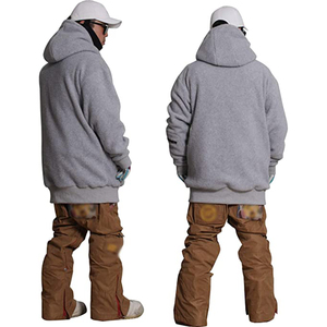 Sweat à capuche surdimensionné pour Snowboard, haut de Ski, unisexe, pull à motif spécial, épaules tombantes, personnalisé, polaire, vente en gros - Product Image 6