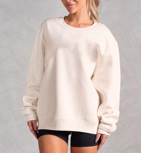 เสื้อสตรีทแวร์ทรงหลวมสีชมพู เสื้อคลุมฤดูหนาวผ้าฟลีซแบบสวมหัวไม่มีฮู้ดสำหรับผู้หญิง - Product Image 1