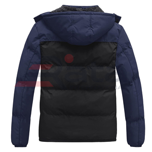 Custom Designed Winter <b>Puffer</b> <b>Jacket</b> High Quality Warm Coat Detachable <b>Hood</b> Thicken Padded Casual Zipper Canvas Winter - Product Image 2