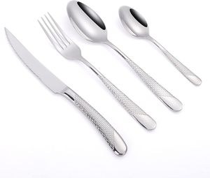 Ensemble de couverts en acier inoxydable de qualité supérieure le plus vendu Couverts de luxe Design moderne et élégant Durable pour les fêtes quotidiennes - Product Image 5