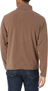 Veste polaire à manches longues, couleur unie, chaude, nouvelle conception, personnalisée, pour homme - Product Image 3