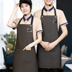 Meilleur tablier de cuisine en polyester ou en lin personnalisé, sans manches, confortable, respirant et hygiénique - Product Image 3