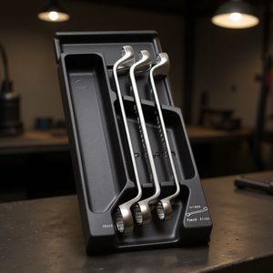 ชุดประแจวงแหวนแบบออฟเซ็ต Facom MOD.55 ชุดเมตริกและนิ้ว พร้อมถาดขึ้นรูปด้วยความร้อน - Product Image 3