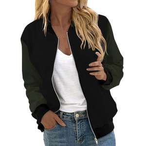 High Quality Wool Winter Jacket for Women XL Size Quick Dry Sustainable Windbreaker Classic Letterman Style <b>Stand</b> Light Classic - Product Image 3