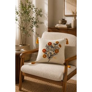 Embroidered Plush <b>Fabric</b> Cushion Pillowcase Woven Techniques-131 - Product Image 1