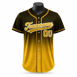 Maillot de baseball pour homme, dernier design, vente en gros, 100% polyester, respirant et élégant, service OEM disponible - Product Image 1