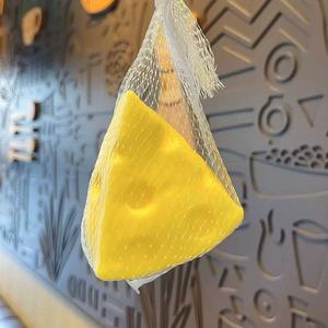 Wholesale Cheese <b>Squishy</b> Toys Soft TPR Simulated Food Squeeze Toys Custom Logo Available - Product Image 5