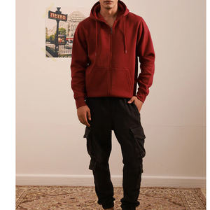 เสื้อมีฮู้ดแบบเปิดซิปสำหรับผู้ชายและผู้หญิงโลโก้แบรนด์ดีไซน์ของคุณเองแฟชั่นใหม่ - Product Image 1