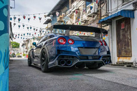 Nouveau kit carrosserie complet en fibre de carbone véritable style Varis19 MY pour GTR R35, pare-chocs avant/arrière, jupes latérales, pièces d'amélioration aérodynamique