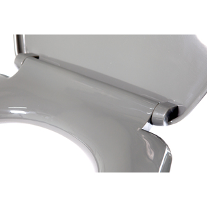 Copriwater Allungato Grigio con Meccanismo di Chiusura Soft-Close Bidet Elettronico Realizzato in MDF PP e Plastica Resistenti - Product Image 6