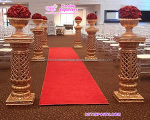 Pilares de estilo romano FRP para decoración de pasillos, nuevo estilo, pilares romanos blancos, decoración de boda india, pasarela FRP pequeña - Product Image 6