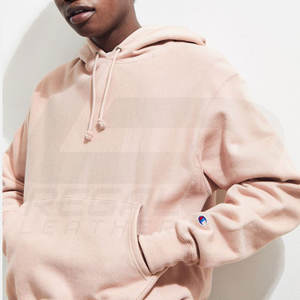 Wholesale High Quality OEM <b>Men's</b> Fleece Pullover <b>Hoodie</b> Custom Embroidery Puff Printing Solid Pattern 100% Waterproof Cotton - Product Image 4