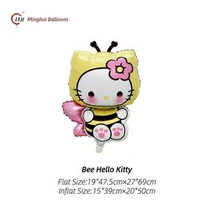Globos de Aluminio con Diseño de Hello Kitty, Redondos y con Forma de Personaje, Inflables con Helio, para Fiestas de Baby Shower para Niñas, Venta al Por Mayor - Product Image 4