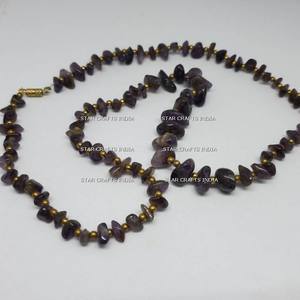 Collar de cristal con cuentas de resina para mujer, diseño único, moda diaria, superventas, resina colorida de Star Crafts India - Product Image 4