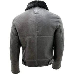 <b>Cheap</b> Price Men's Leather <b>Jackets</b> Latest Design Customized Warm Shearling Windproof Waterproof High Street Style <b>Jacket</b> - Product Image 4
