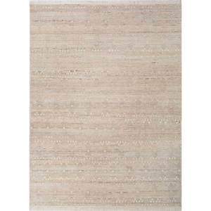 Alfombras de Lana Afgana Viscaya Ivory, Tejidas a Mano, Diseño Jacquard a Rayas, Técnica de Tejido Plano, Forma Rectangular, Tabriz - Product Image 1