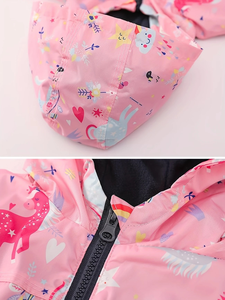 Conjunto de Ropa Infantil de 2 Piezas con Capucha, Estilo Casual y Preppy para Niños, Primavera, Otoño, Invierno, 100% Algodón, Estampado Animal, Cómodo y Duradero - Product Image 5