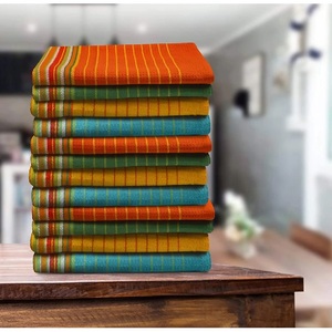Wholesale 100% Cotton Woven Vintage <b>Waffle</b> Weave Dish <b>Towels</b> Quick Dry Eco-Friendly Customizable Design Multi-Purpose Use - Product Image 2