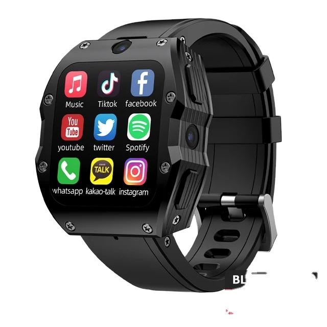 LOKMAT APPLLP MAX Android Watch Phone Waterproof SIM Card 4G Watch Wifi  GPS Video Calls Fitness Tracker Camera Smartwatches