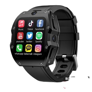 Montre connectée Android <span class=keywords><strong>LOKMAT</strong></span> <span class=keywords><strong>APPLLP</strong></span> 3 MAX, étanche, avec carte SIM 4G, Wifi, GPS, appels vidéo, suivi d'activité physique, caméra, montres intelligentes - Product Image 1