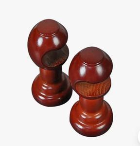 Ensemble de tringles à rideaux en bois massif et accessoires - Product Image 6