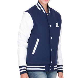 Nouveauté, service OEM ODM, veste universitaire à manches longues pour femmes, veste de baseball courte pour femmes, uniformes universitaires pour l'hiver - Product Image 4