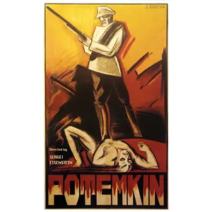 Modern Style Panzerkreuzer Potemkin Paper Wall Design - Product Image 1