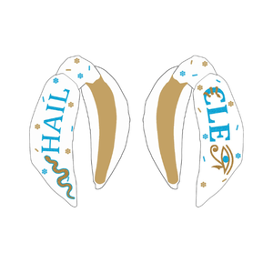 Trendy Game Day Collection Indian Hand Embellished Embroidered Beaded Handcrafted <b>Headbands</b> Knotted Hair Accessory Women Rice - Product Image 4