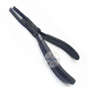 คีมงัดจมูกแบนสีดำเครื่องมือทำเครื่องประดับทำจากสเตนเลสรับประกัน1ปีสำหรับการยืดผมดัด - Product Image 1