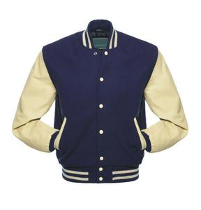 College Varsity Jackets Wholesale Pullover Men Lather Varsity Jacket Letterman CollegeBaseballjacket for men - Product Image 3