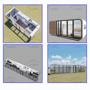 Cabina Prefabbricata Moderna in Acciaio Impermeabile, Stile Apple Pod, 20ft 40ft, per Esterni - Product Image 4
