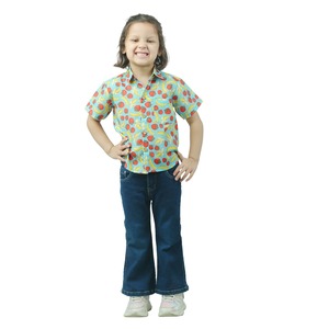 Tops de manga corta informales con estampado de frutas bonitas para niños y niñas, ropa de verano, camisa - Product Image 2
